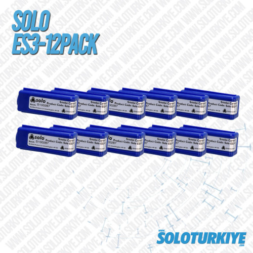 SOLO ES3-12PACK Solo365 İçin Yedek Duman Kartuşu (12'li Paket)